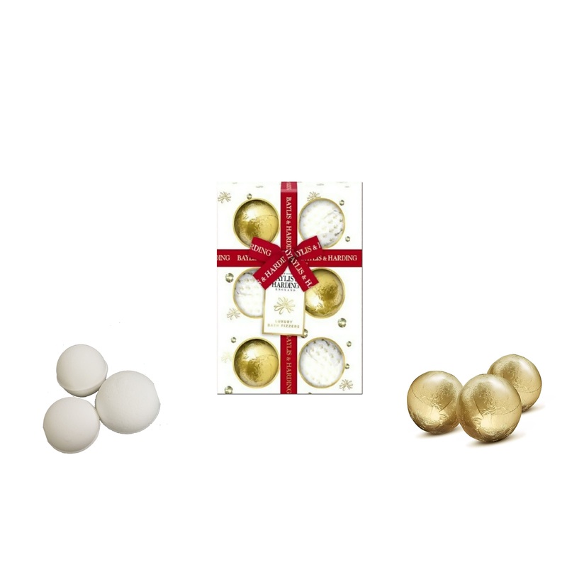 Baylis & Harding 6 Luxury Bath Fizzer Sweet Mandarin Boxed Gift Set