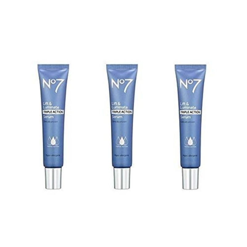No7 Lift & Luminate Triple Action Serum – 30ml – Pack of 3