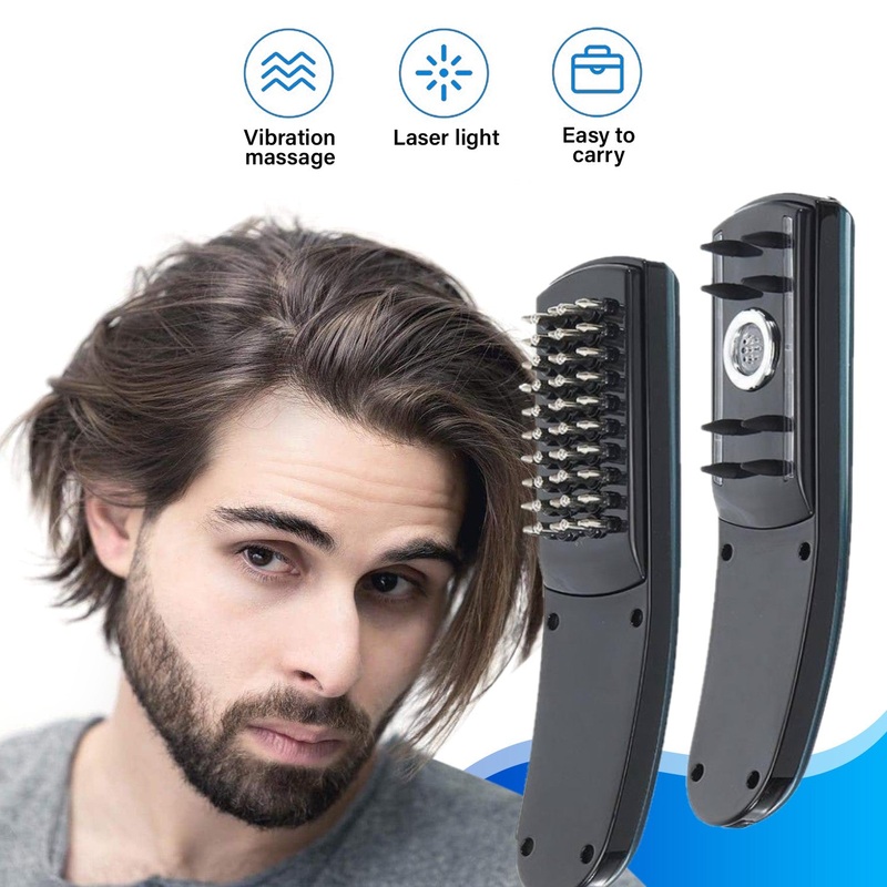 2 Pack Laser Hair Comb, Scalp & Massage Comb Set