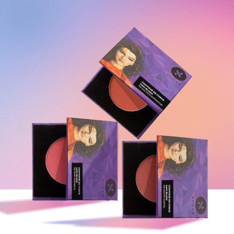 Contour De Force Mini Blush 01 Peach Peak (Soft Peach Pink)
