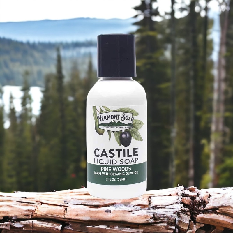 Pine Woods Castile Liquid Soap – Vermont Soap 16oz / 473ml