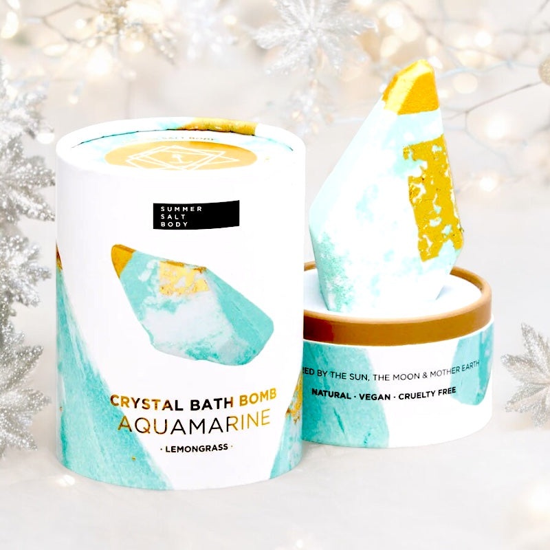 Aquamarine Bath Bomb – Lemongrass