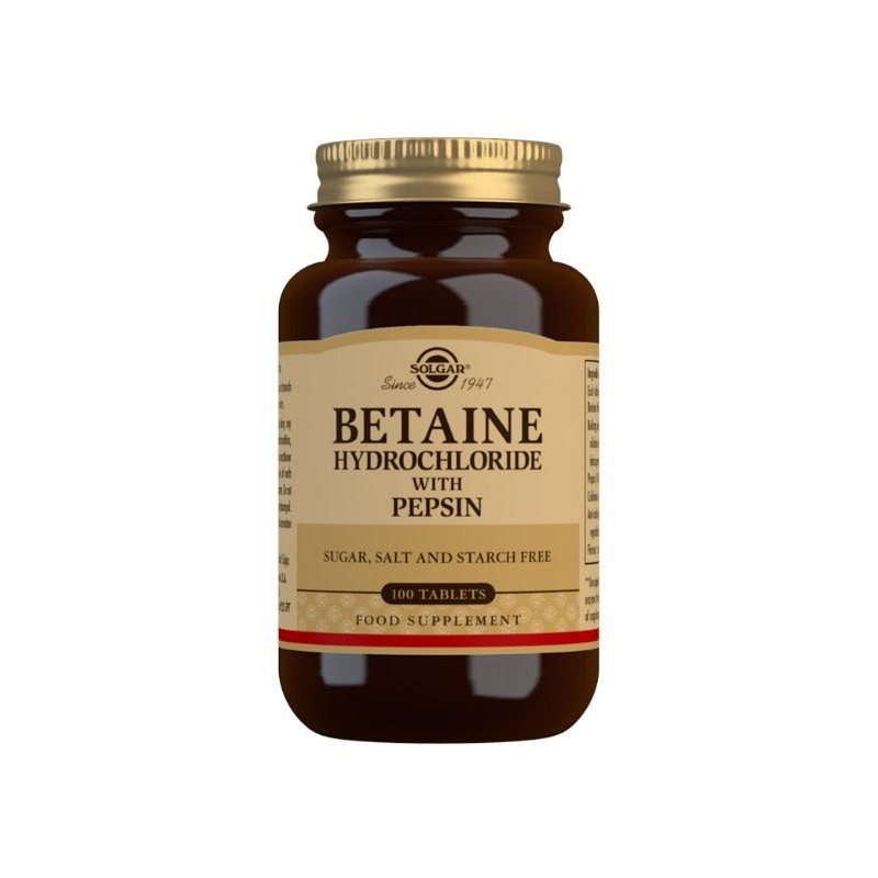 Betaine HCl with Pepsin 100 tablets