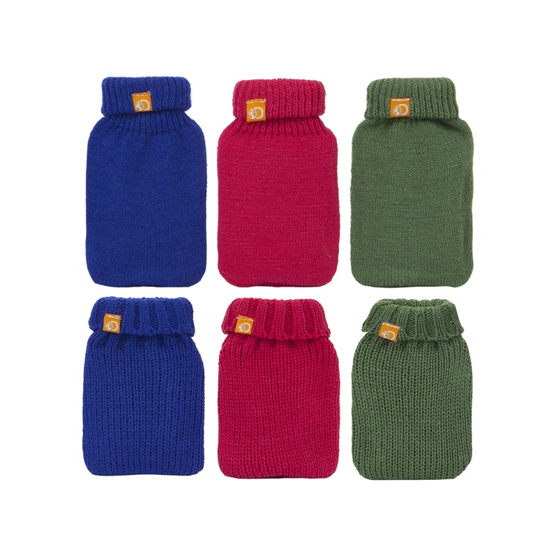 Generise Reusable Hand Warmer with Knitted Cover Single or Double – Random Colour (Blue, Red or Green) x1