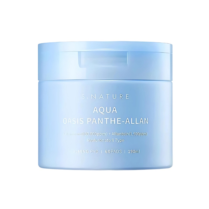S.NATURE Aqua Oasis Panthe-Allan Calming Pad 190ml x 60ea