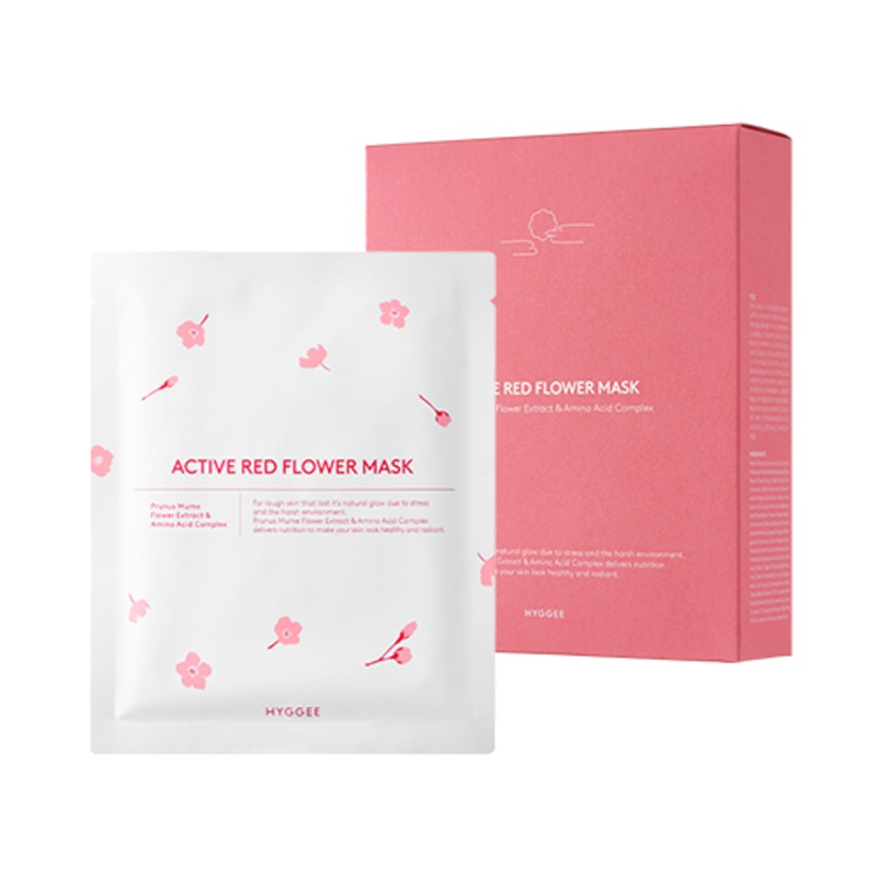 HYGGEE Active Red Flower Mask 30ml x 10ea