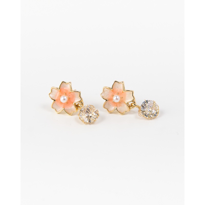 NYU NYU Cherry Blossom Pearl Studs