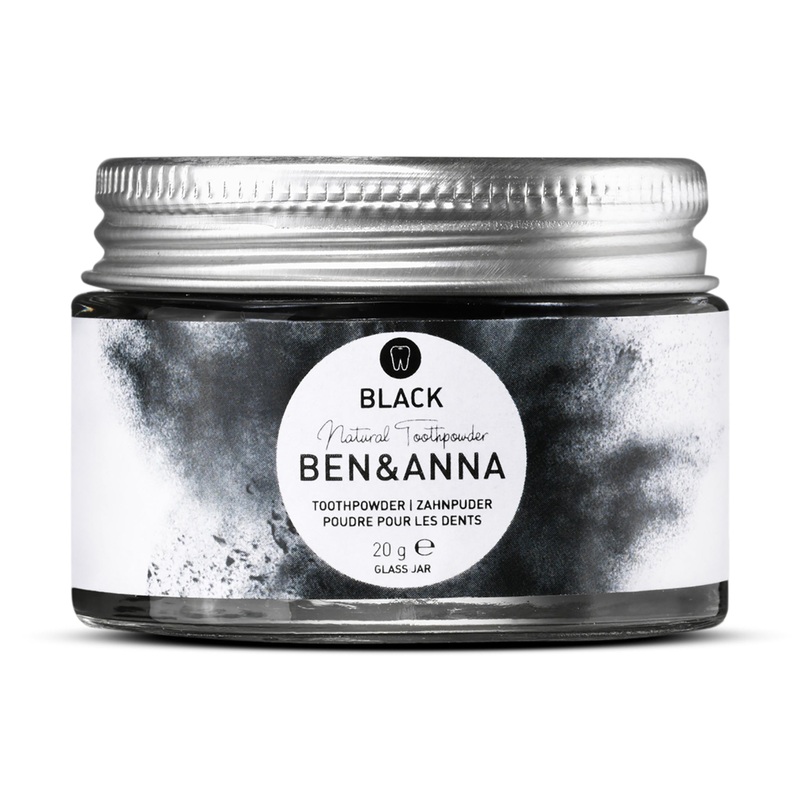 Natural Toothpaste Powder – Black (Whitening)
