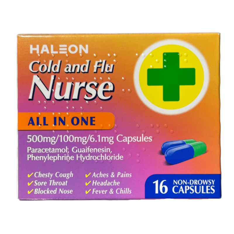 Cold and Flu Nurse 16 capsules