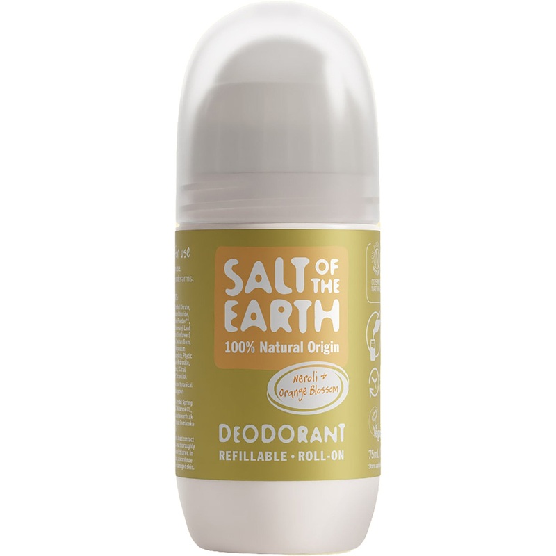 Natural Deodorant Refillable Roll-On | Neroli & Orange 75ml Roll On