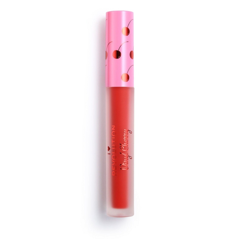I Heart Revolution Vinyl Cherry Liquid Lipstick Marascino