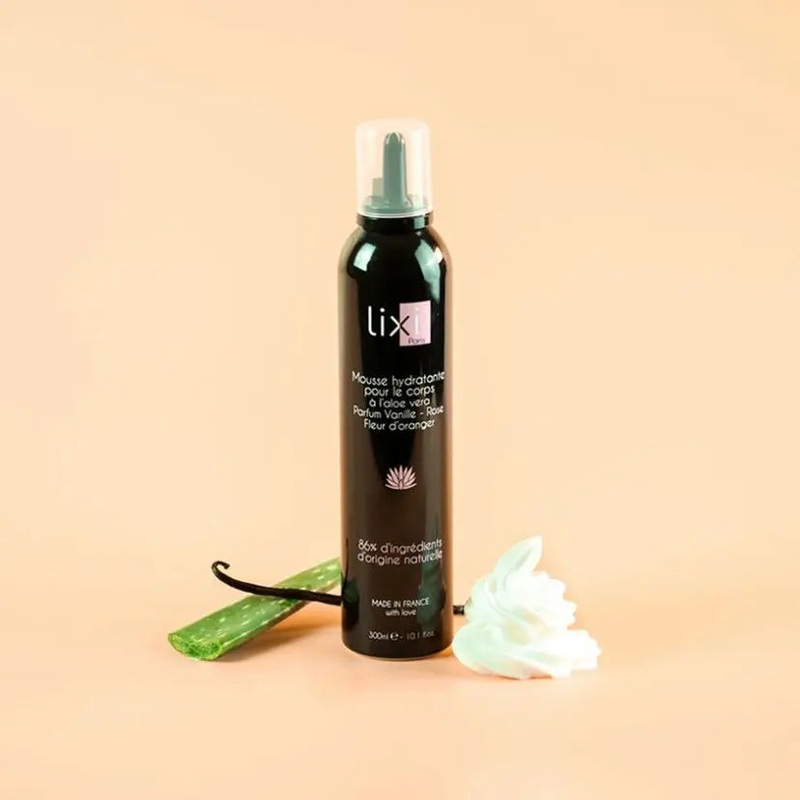 Lixi Paris Moisturising Body Foam with Aloe Vera 300ml