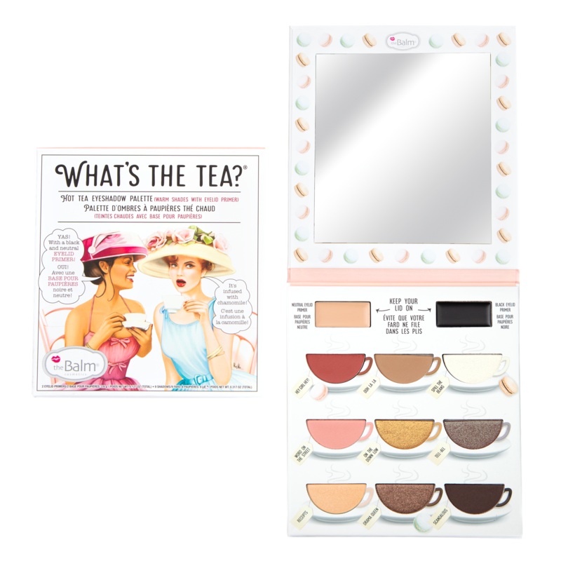 the Balm What’s The Tea Hot Tea Eyeshadow Palette
