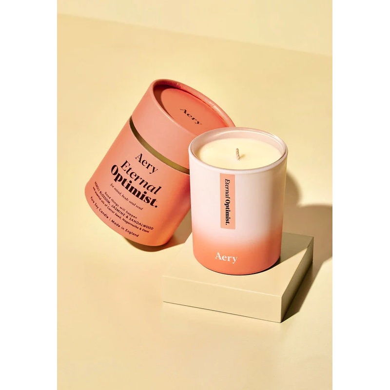 Eternal Optimist Scented Candle – Neroli Blossom Jasmin and Sandalwood – Aery Living