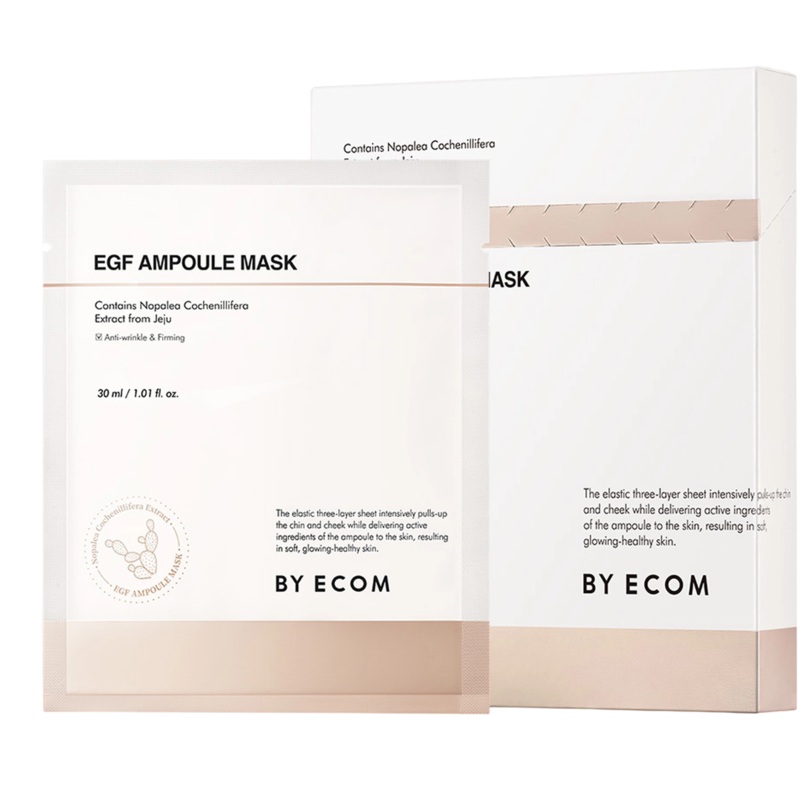 BY ECOM EGF Ampoule Collagen Mask 1box 34g * 5ea