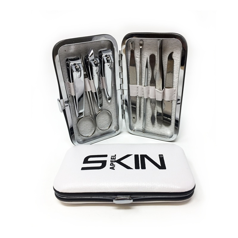 Skinapeel Mini 10pc Manicure Kit  Premium Stainless Steel Grooming Set with Free UK Delivery x1 Set