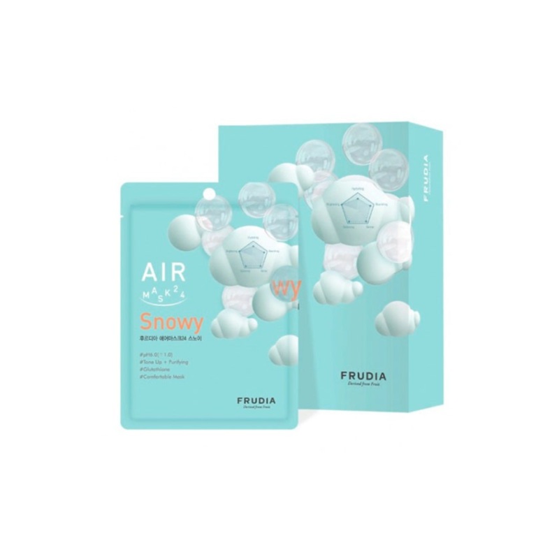 FRUDIA Air Mask 24 – Snowy 25ml * 10ea