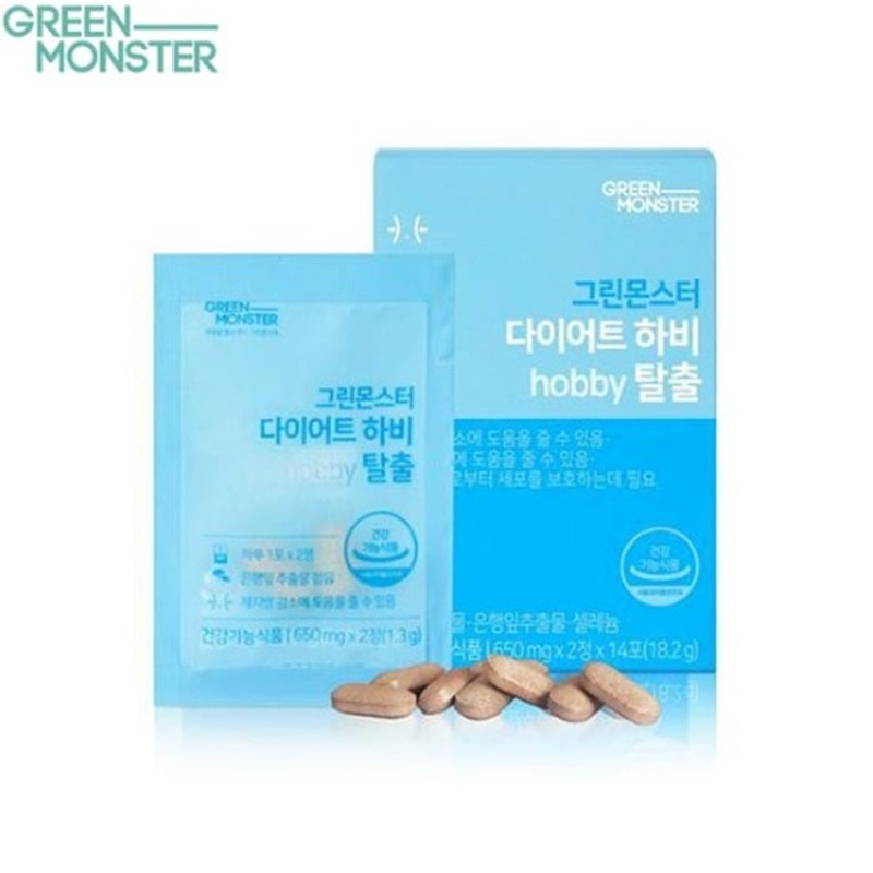 GREEN MONSTER Escape from Diet Hobby 650mg*28 Capsules