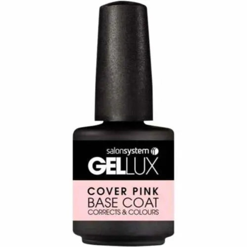 Salon System Gellux Gel Polish 15ml – Cover Pink Base Coat