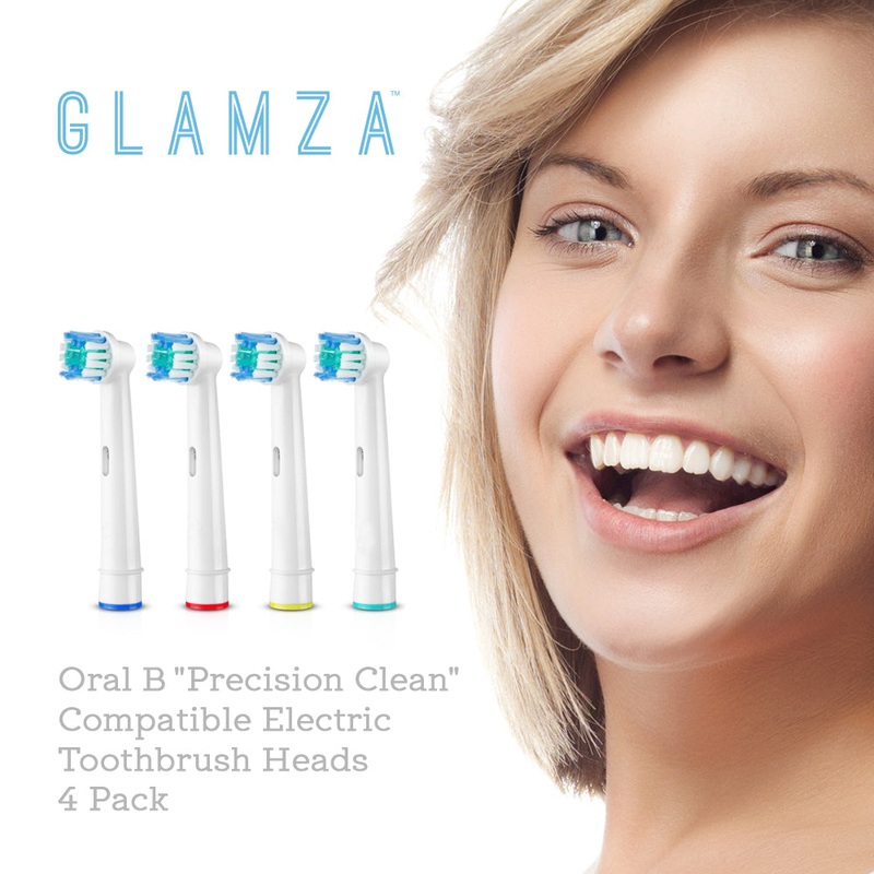 Oral-B “Precision Clean” Compatible Toothbrush Heads 4-Pack  Superior Plaque Removal with Free UK Delivery