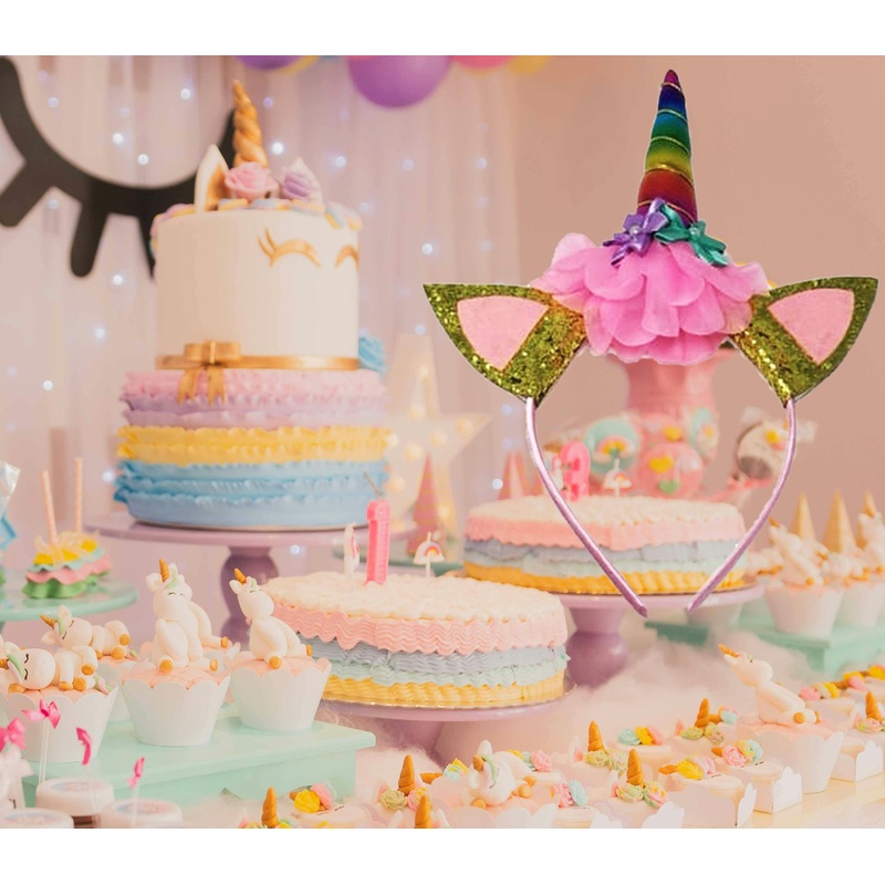 Childrens Unicorn Headband  Cute, Comfortable, Free Delivery Rainbow