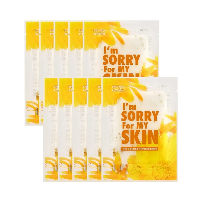 I’m Sorry for My Skin Real Calendula Revitalizing Mask 23ml * 10ea