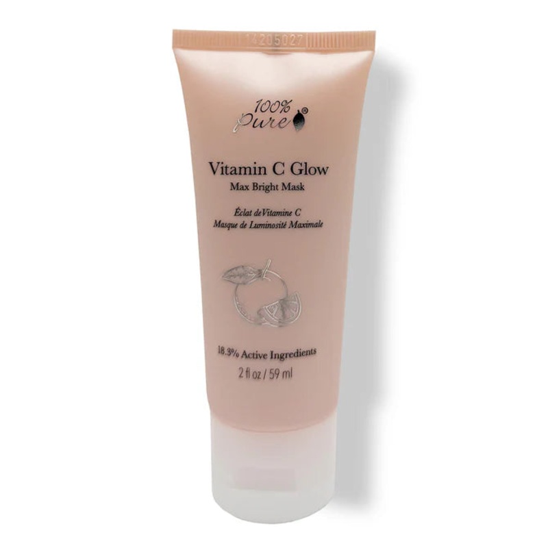 Vitamin C Glow Max Bright Mask – 100% Pure
