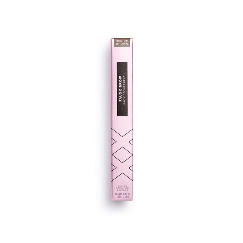 XX Revolution Fauxx Brow Definer Pencil Medium Brown