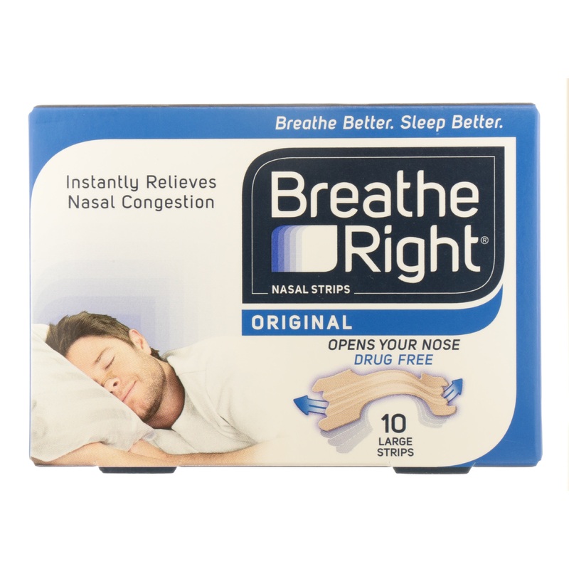 Clear Nasal Strips Large 10 strips