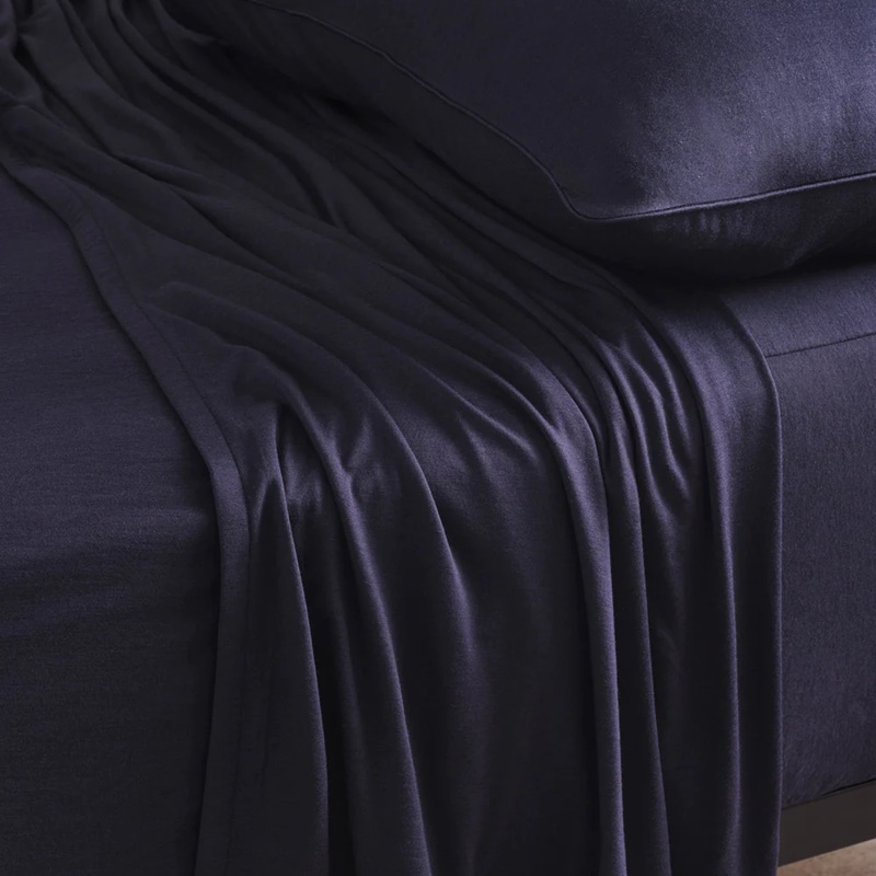 Merino Jersey Flat Sheet – Arabian Nightsky – King