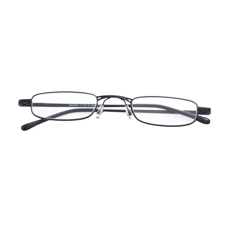 Slim Reading Glasses Black +1.00