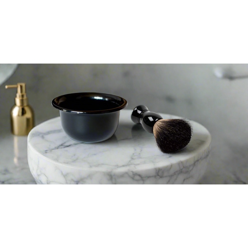 2 Piece Traditional Shaving Bowl & Brush Set  Classic Wet Shave Kit – Free Delivery in UK