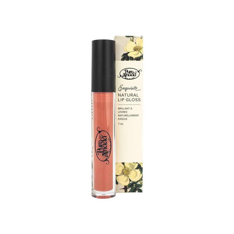 Peach Natural Exquisite Natural Lip Gloss (Matte) – 7ml Pure Anada