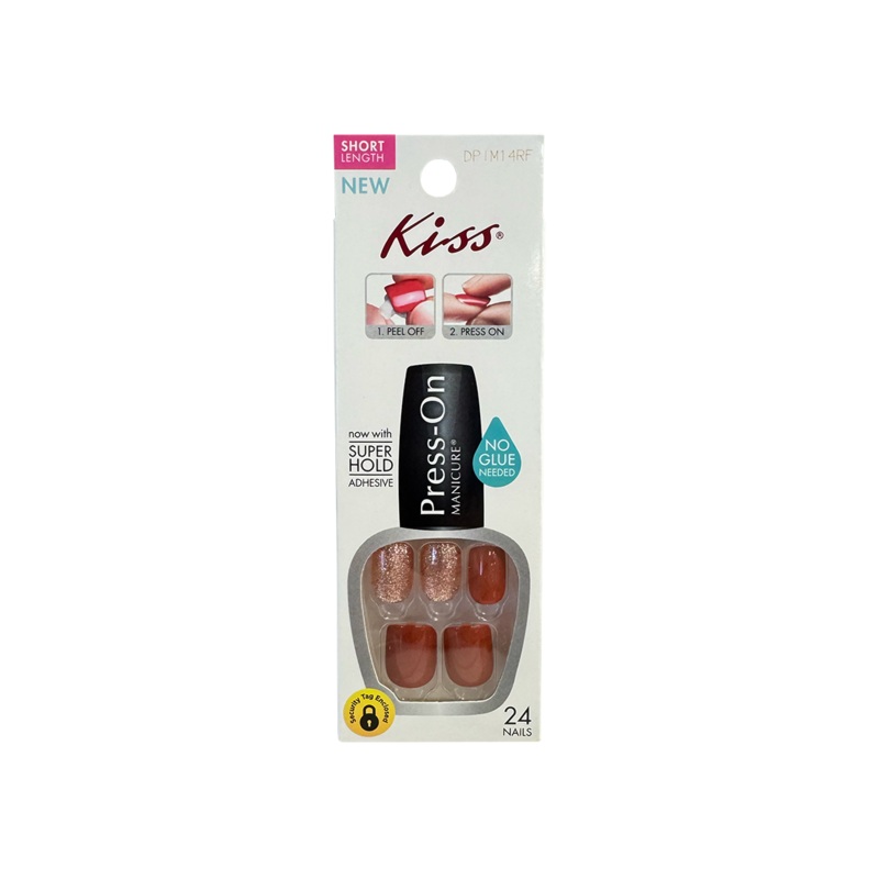 Kiss Impress 24 Nails Short Length Eat Pray Love