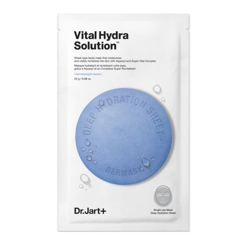Dr.Jart+ Dermask Water Jet Vital Hydra Solution Face Mask Sheet 25g X 5ea