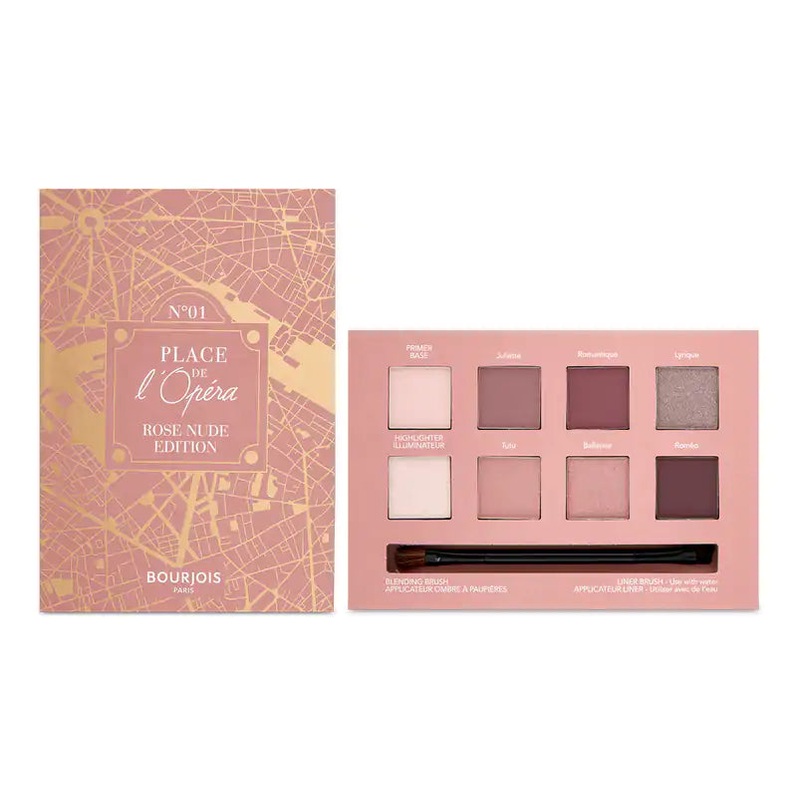 Bourjois Place De L’opera 4 In 1 Eyeshadow Palette 01 Rose Nude Edition