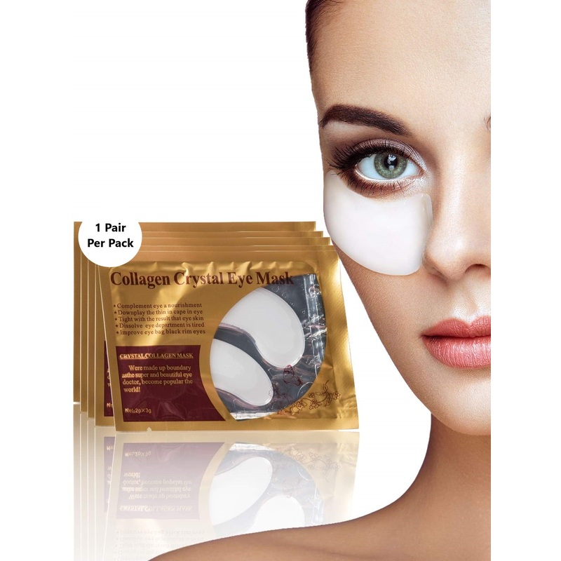 White Hyaluronic Collagen Eye Masks  Anti-Ageing & Hydrating Treatment with Free UK Postage x1