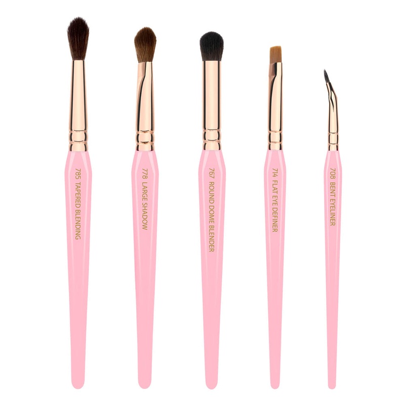 Bdellium Tools Pink Golden Triangle Eyes Set