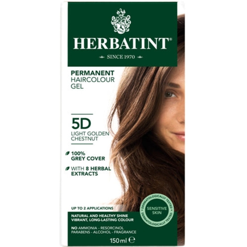5D Light Golden Chestnut Permanent Hair Colour Gel 170ml