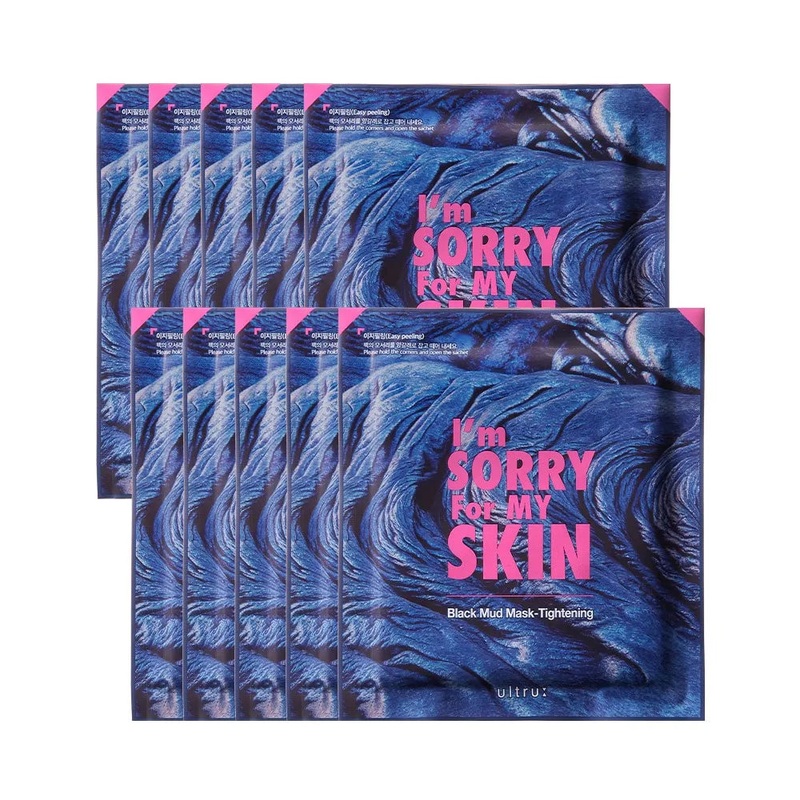 I’m Sorry For My Skin Black Mud Mask Tightening 10ea