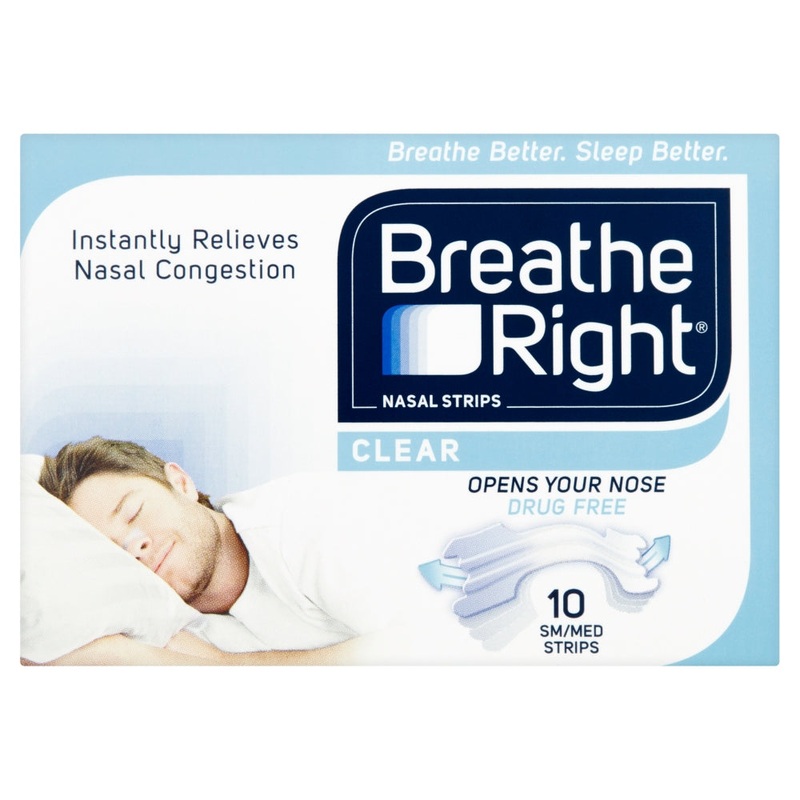 Clear Nasal Strips Small/Medium 10 strips