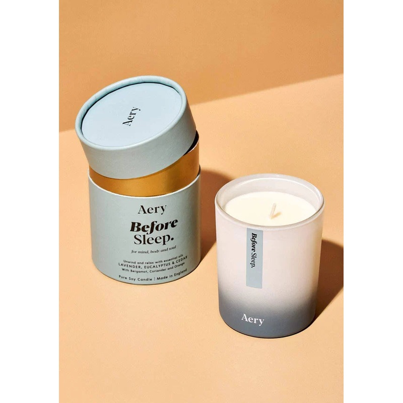 Before Sleep Scented Candle – Lavender Eucalyptus and Cedar – Aery Living