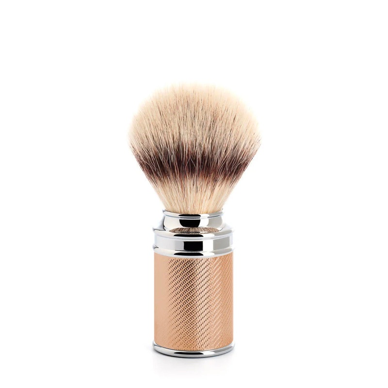Traditional Rosegold Shaving Brush (Vegan Fibre Bristles)