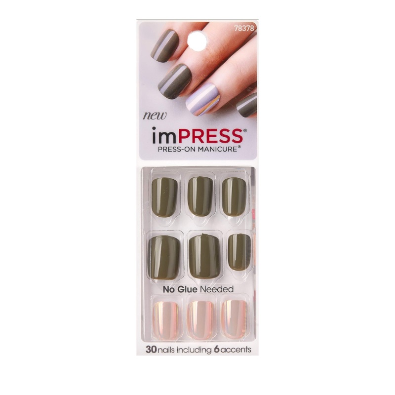Kiss imPress Press On 30 Nails Wildflowers 78378