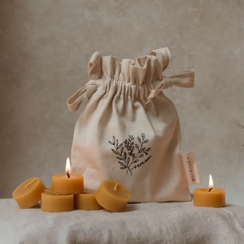 Beeswax Tealights by Goldrick