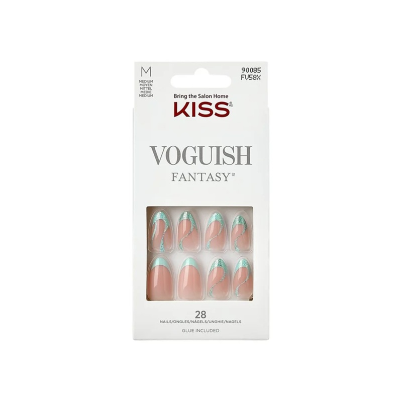 Kiss Voguish Fantasy 28 Medium Nails 90085