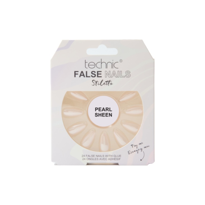 Technic Stiletto False Nails Pearl Sheen