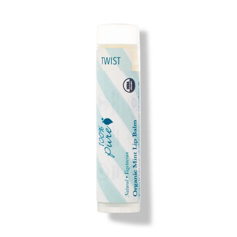 Organic Mint Lip Balm – 100% Pure