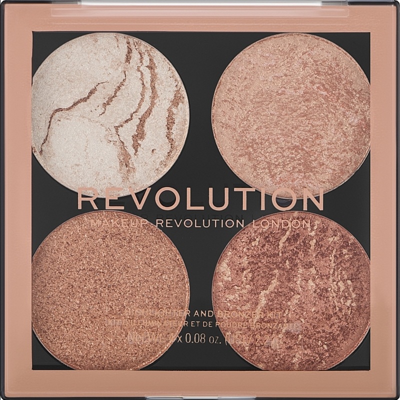 Revolution Cheek Kit Highlighter And Bronzer Kit Dont Hold Back