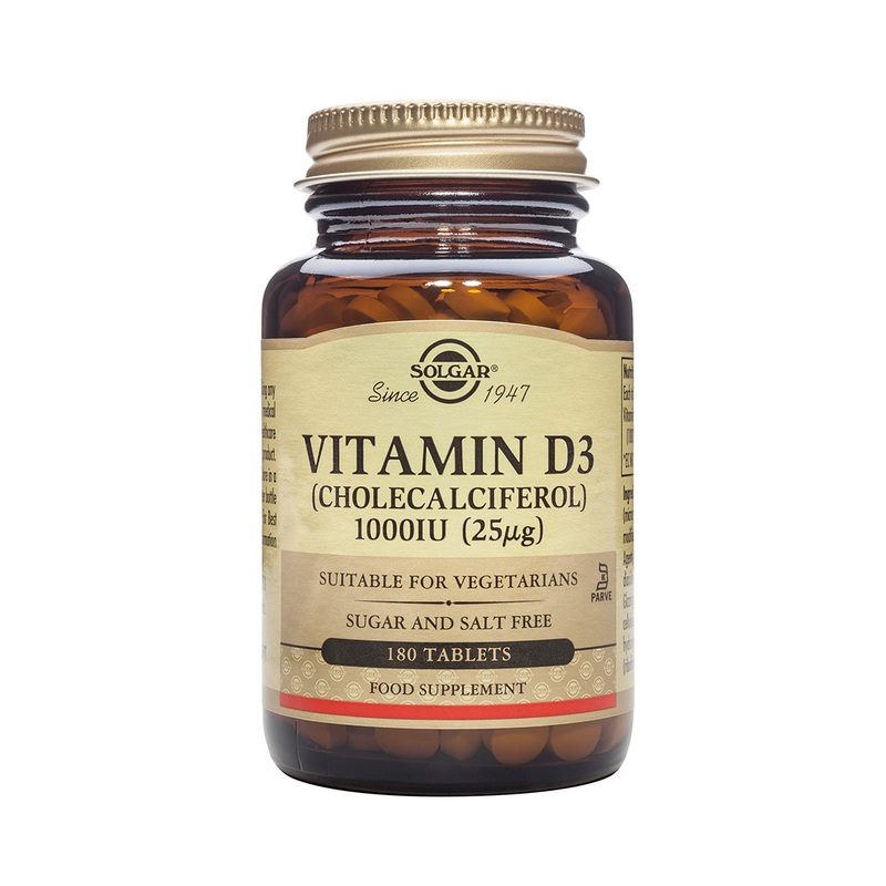 Vitamin D3 (Cholecalciferol) 1000 IU (25g) 180 tablets